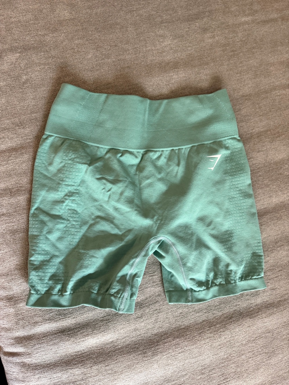 Gymshark High-Waist Seamless Bike Shorts in Mint